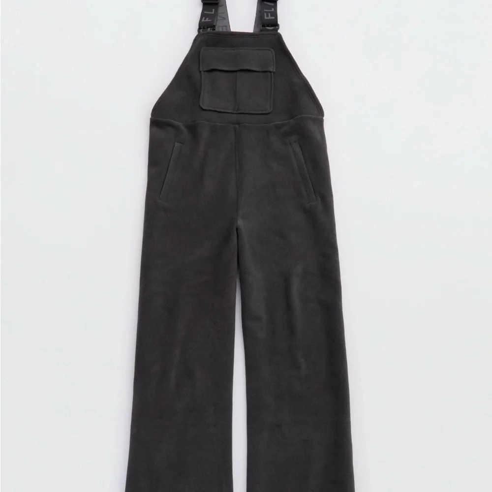 These are brand new with tags Aerie fleece overalls size small. So cozy! - Picture 3 of 7